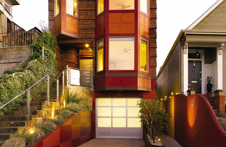 Contemporary garage