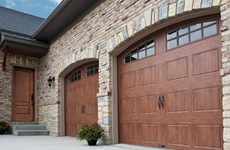 vintage style garage doors photo