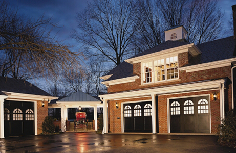 wood garage doors photo